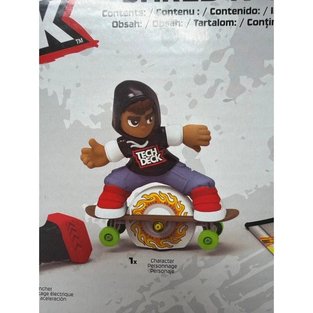 Tech Deck Shred N Blast SK8Board Figure Ramp Launcher Set New Sealed